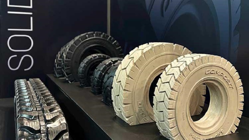 Composit выпустила погрузочные шины из немаркой резины