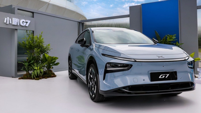 Электрические кроссоверы XPeng G7 оснастили шинами Maxxis